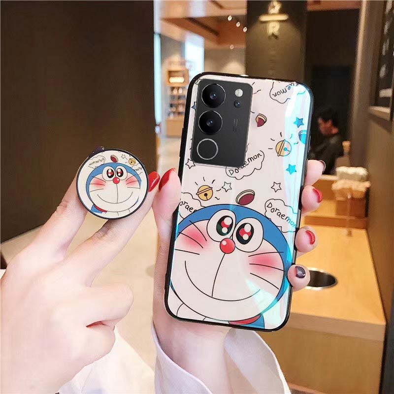 เคสโทรศัพท์มือถือ-ลายการ์ตูนแมว-พร้อมขาตั้ง-สําหรับ-vivo-v29-pro-v29e-v29e-v29-pro