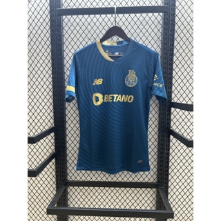 Fan Edition 2324 ใหม่ Porto เสื้อยืดลําลอง แขนสั้น คุณภาพสูง ลายฟุตบอล