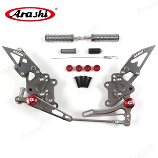 ที่พักเท้ารถจักรยานยนต์ ABS ปรับได้ สําหรับ Arashi NINJA 300 2013-2017 CNC KAWASAKI EX 300A EX300A SE 2013 2014 2015 2016 2017 EX300 EX300B