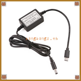 Bang สายเคเบิล USB Type C PD 12V 15V 20V 3A อินพุต 24V 1A เอาท์พุต สําหรับกล้องอิเล็กทรอนิกส์ 24V 5 5x2 1 มม. ไฟ Led เครื่องพิมพ์ 3D