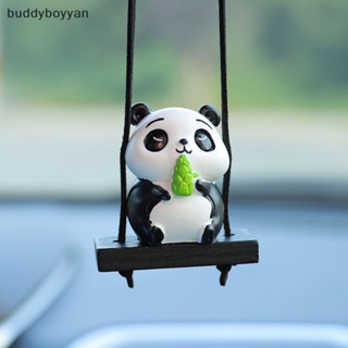 Bbth จี้ตุ๊กตาหมีแพนด้าน้อยน่ารัก แขวนตกแต่งกระจกมองหลัง ภายในรถยนต์