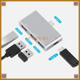 Bang ฮับ USB Type C โลหะผสมสังกะสี 4 in 1 USB 3 0 Type C