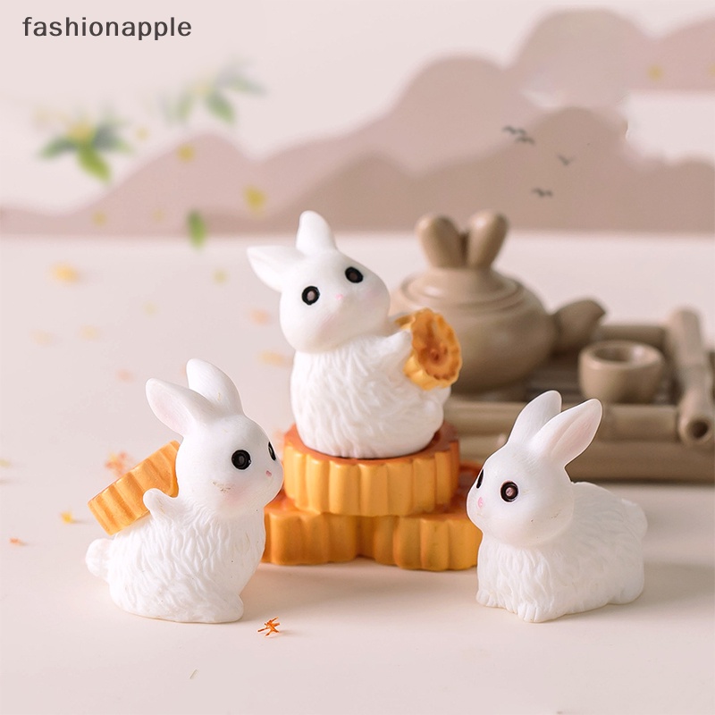fashionapple-ตุ๊กตากระต่ายเรซิ่น-ขนาดเล็ก-สําหรับตกแต่งบ้าน