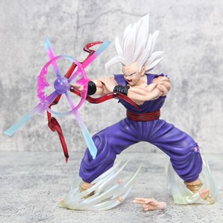 โมเดลฟิกเกอร์ Pvc อนิเมะดราก้อนบอล Z White God Son Gohan DBZ Super Hero White Hair Gohan ขนาด 22 ซม. ของขวัญ ของเล่นสะสม