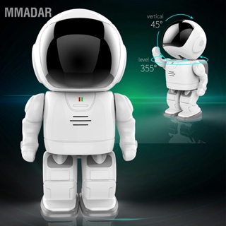 MMADAR กล้องเฝ้าระวังไร้สาย Security Monitor 1080P HD 360 องศา Night Viewing Robot Motion Detection 2 ทิศทาง