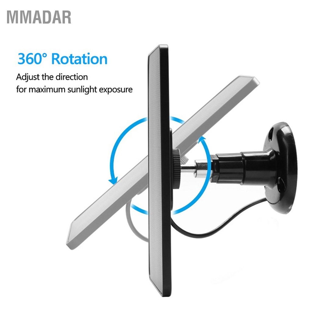 mmadar-แผงชาร์จพลังงานแสงอาทิตย์-10w-dc-เอาต์พุตแผงชาร์จแบตเตอรี่พลังงานแสงอาทิตย์สำหรับไฟบ้านการตรวจสอบกล้อง