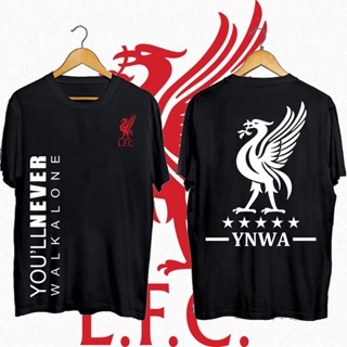 เสื้อยืดคุณภาพดี    เสื้อยืด ลิเวอร์พูลแฟนคลับ YNWA - Liverpool Fanclub YNWA T-Shirt