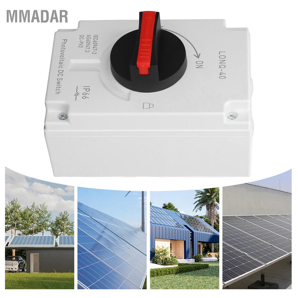 mmadar-pv-solar-disconnect-switch-ip66-กันน้ำ-dc-สำหรับ-rv-เรือ-dc1000v-32a-4p