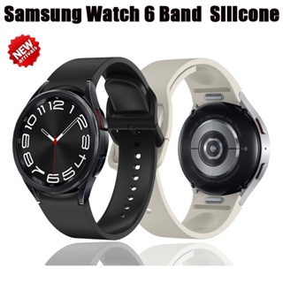 สายนาฬิกาข้อมือซิลิโคน สไตล์สปอร์ต สําหรับ Samsung Galaxy watch 6