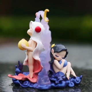 【ของแท้】กล่องสุ่ม ตุ๊กตาฟิกเกอร์ Sleep Dreamland Elves Series 52TOYS เครื่องประดับ ของขวัญ