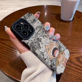 เคสโทรศัพท์มือถือ ลายลูฟี่ ผมขาว สําหรับ IPhone Apple 11 12 Pro Max X XR XS Max SE 7 Plus 8 Plus 13 Pro Max 14 Pro Max