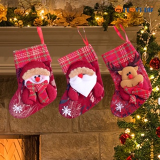 การ์ตูนสโนว์แมน การสร้างแบบจําลอง ลูกอม ถุงเท้า จี้ต้นคริสต์มาส / คลาสสิก ซานตาคลอส ของขวัญ ถุงน่อง แขวนประดับ / อุปกรณ์ตกแต่งบ้าน ปาร์ตี้คริสต์มาส