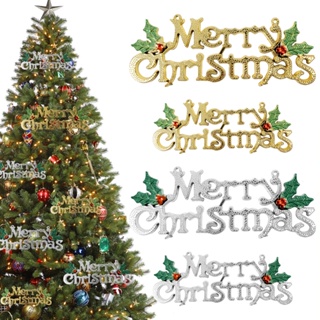 ป้ายแขวนพลาสติก ตัวอักษรสามมิติ คริสต์มาส สีทอง สีเงิน กลวง ขนาด 14 20 ซม. สําหรับตกแต่งบ้าน ปาร์ตี้คริสต์มาส