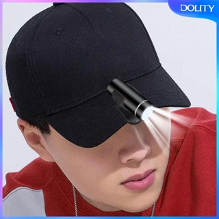 [dolity] ไฟฉายติดหมวก ปรับได้ ปรับได้ 3 โหมด ขนาดเล็ก ชาร์จไฟได้ สําหรับวิ่ง เดิน สุนัข เดินป่า ตั้งแคมป์