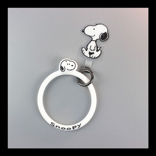 สายคล้องข้อมือซิลิโคน ลายการ์ตูน Snoopy น่ารัก กันหาย สําหรับห้อยโทรศัพท์มือถือ