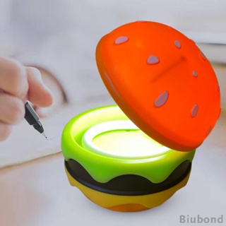 [Biubond] โคมไฟตั้งโต๊ะ รูปแฮมเบอร์เกอร์ หรี่แสงได้ ชาร์จ USB สําหรับตกแต่งออฟฟิศ