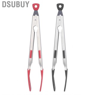 Dsubuy Cooking Clamp Steak Tongs Corrosion Resistant Stainless Steel Rust Easy To Clean for Barbecue