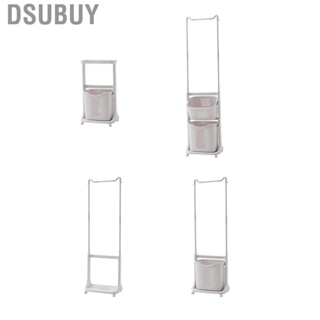 Dsubuy Rack Simple Mobile Vertical Large  Iron  PP ABS Closet Storage Shelf for Bedroom Bathroom