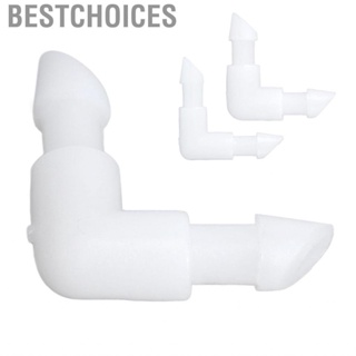 Bestchoices connection Elbow Hose Fitting 90 Degree L Shaped Barb PE Equal Diameter Tube Connector Joint Adapter