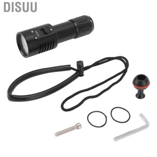 Disuu Diving Flashlight 5000LM 6 Light Modes Portable Underwater