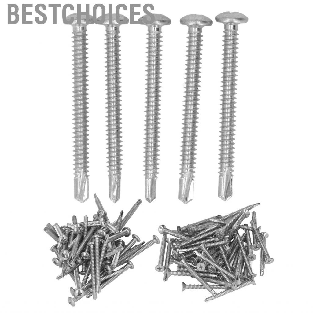 bestchoices-cross-drive-screw-silver-self-drilling-for-office-home