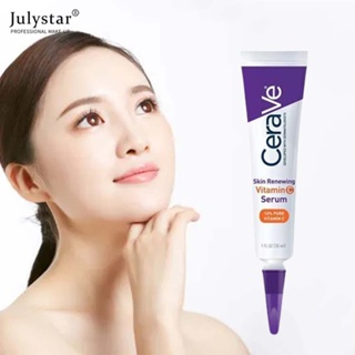 JULYSTAR CeraVe Vitamin C เซรั่มบำรุงผิวกระจ่างใสด้วยกรดไฮยาลูโรนิก 30ml