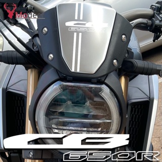 พร้อมส่ง แผ่นเบี่ยงลมหน้ารถจักรยานยนต์ พรีเมี่ยม สําหรับ Honda CB650R 17-22 ปี
