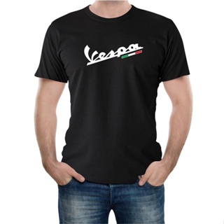 19 เสื้อยืด ผ้าฝ้ายแท้ พิมพ์ลายรถจักรยานยนต์ PIAGGIO Biajo VESPA GTS300