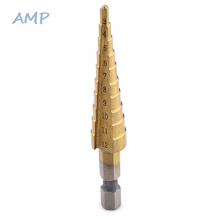 ⚡NEW 8⚡Step Drill Cone Bits For Metal Woodworking Repair Tool Parts Set 3-12mm