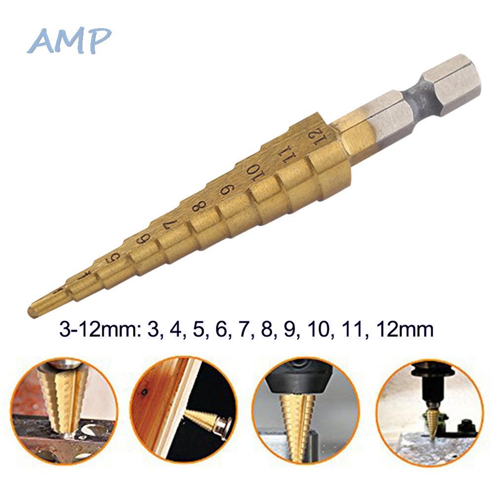 new-8-step-drill-cone-bits-for-metal-woodworking-repair-tool-parts-set-3-12mm