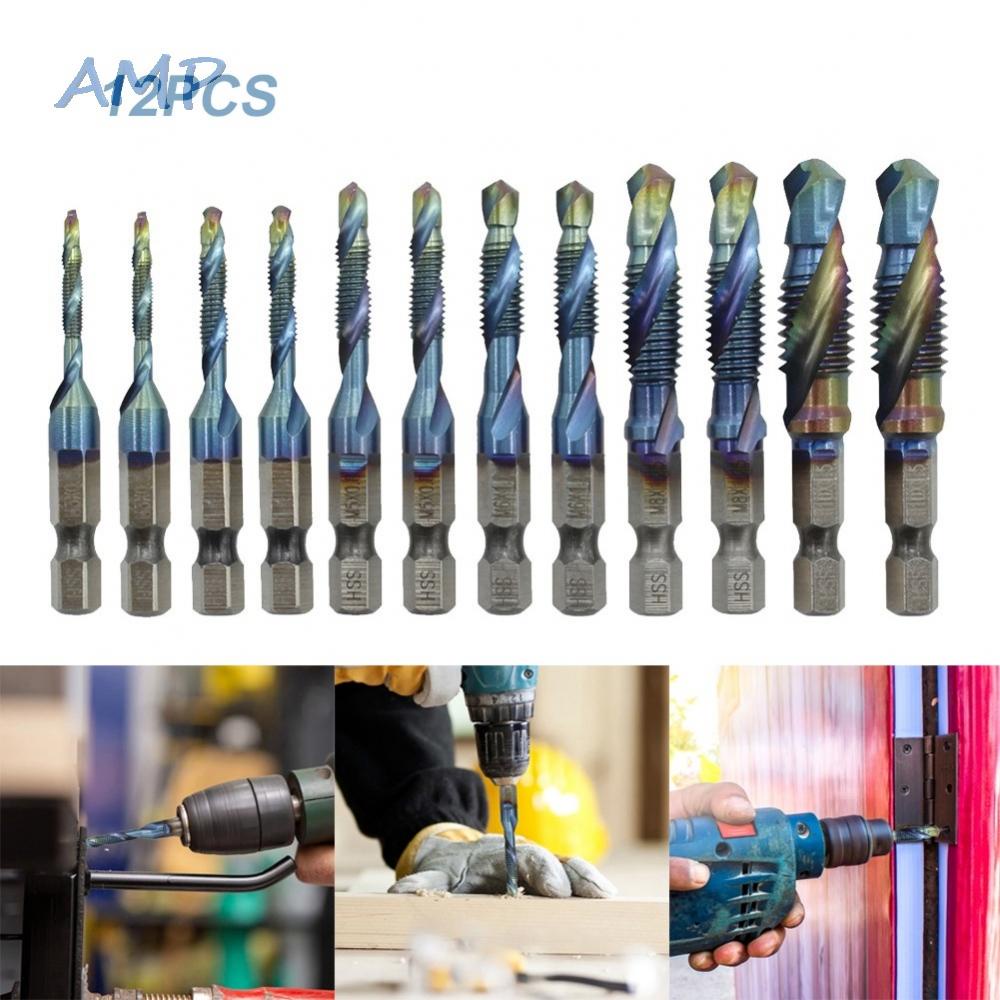 new-8-tap-drill-tap-drill-bits-impact-driver-bit-quick-change-right-hand-thread-tap