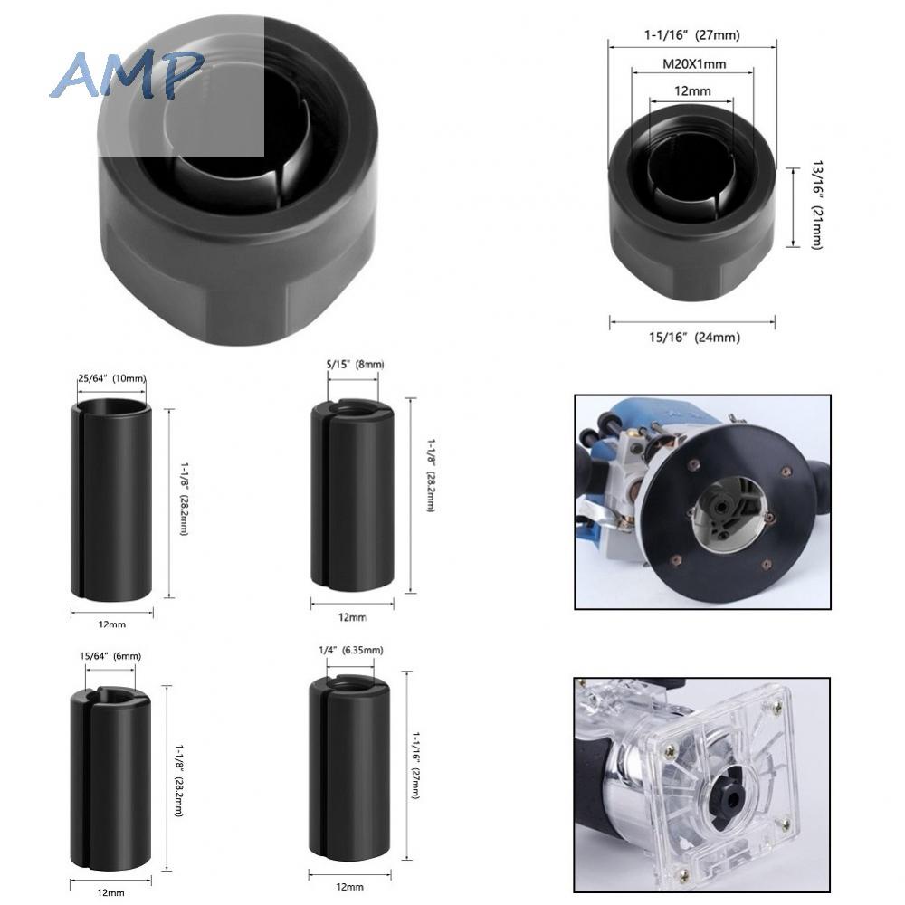 new-8-collet-chuck-adapter-collet-converters-woodworking-tool-12-6-35mm-durable