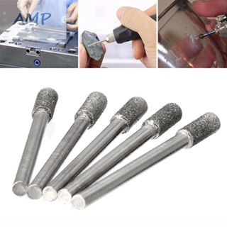 ⚡NEW 8⚡Drill Bits Diamond Grinding 5pcs Alloy Electroplated Burring Brand New