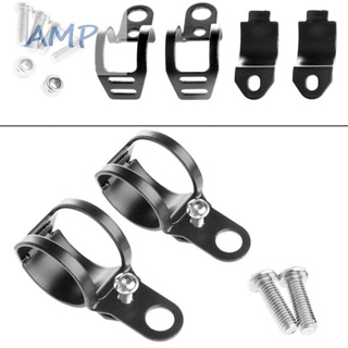 ⚡NEW 8⚡Motorcycle Kit Holder Black Clamp Turn Signal Headlight Ear For 30-45mm