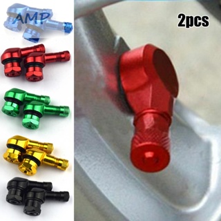 ⚡NEW 8⚡CNC Aluminum Alloy Motorcycle Valve Stems for Easy Check and Fill (2PCS)