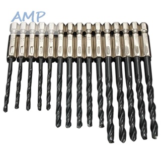 ⚡NEW 8⚡Drills Bits Shank 15pcs Nitrogen Hex High Speed Steel 3mm 4mm Replacement