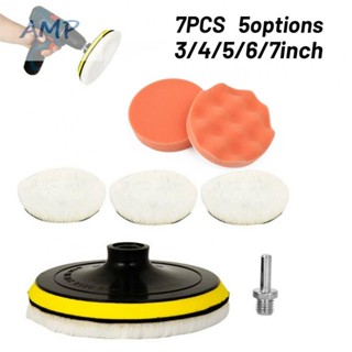 ⚡NEW 8⚡Polishing Pads Orange Sponge Pad 3inch Pads Polisher With Hooks &amp; Loops