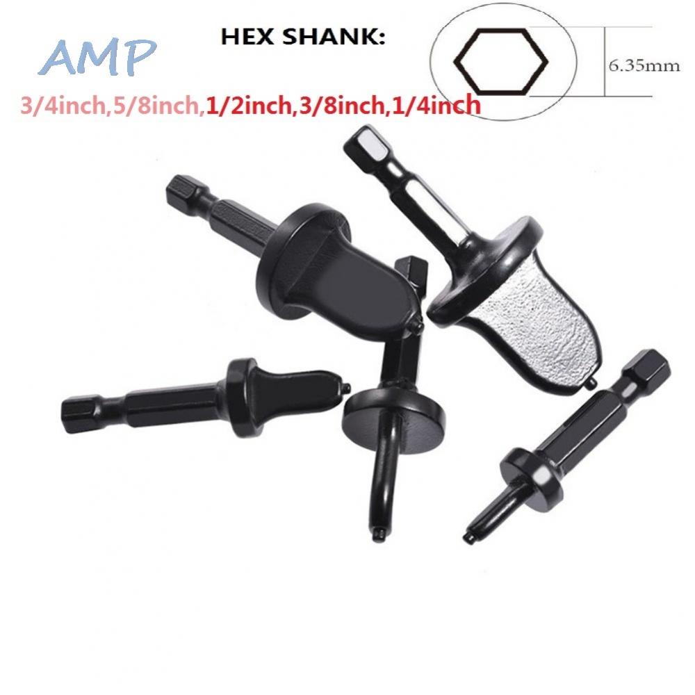 new-8-5pcs-1pcs-bearing-steel-tube-expander-swaging-tool-drill-bit-set-hex-shank-black