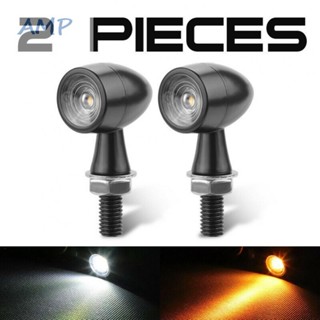 ⚡NEW 8⚡Turn Signal Lights LED Mini Motorcycle 12V Aluminium+PC Lens Accessories