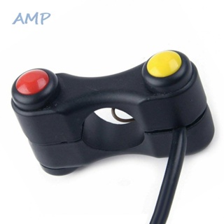 ⚡NEW 8⚡Switch Red Yellow 12V 1pcs Aluminum Alloy And Metal For Motorcycle ATVs
