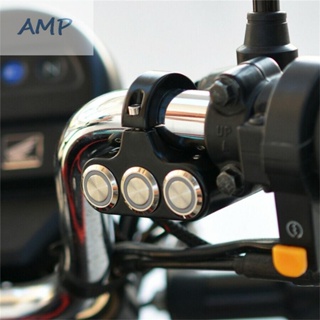 ⚡NEW 8⚡Handlebar Switc 22mm 3 LED Buttons 7/8\" Accessories For Fog Light Parts