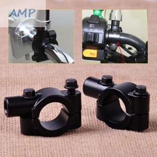 ⚡NEW 8⚡Accessories Handlebar Clamp Adaptor Reolacement Thread Black Mirror Mount Set