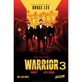 หนัง DVD ออก ใหม่ Warrior Season 3 (2023) วอร์ริเออร์ ปี 3 (10 ตอน) (เสียง อังกฤษ | ซับ ไทย/อังกฤษ) DVD ดีวีดี หนังใหม่