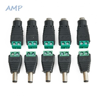 ⚡NEW 8⚡10x 2.1mm Male Female DC12V Power-Plugs Jack-Socket Screw Terminal CCTV Adaptor