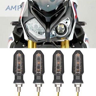 ⚡NEW 8⚡Turn Signal Lights Amber Blinker LED Motorcycle Smoke Lens Accessories
