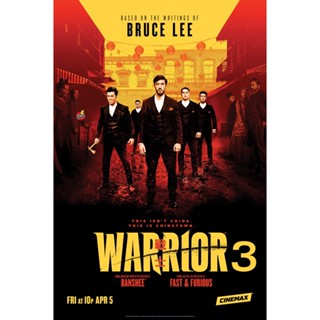 DVD ดีวีดี Warrior Season 3 (2023) วอร์ริเออร์ ปี 3 (10 ตอน) (เสียง อังกฤษ | ซับ ไทย/อังกฤษ) DVD ดีวีดี