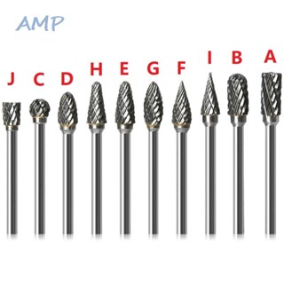 ⚡NEW 8⚡Burrs Deburring Tungsten Steel Carbide Carving Bit Double Cut 1/8" Shank