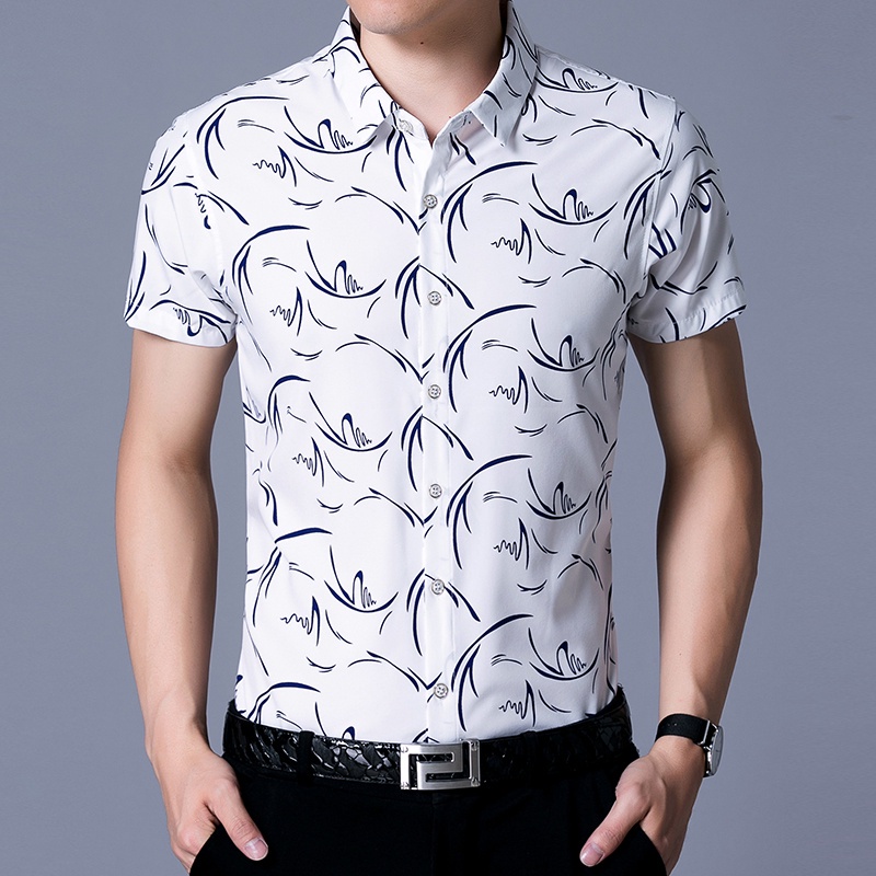 spot-printed-shirt-mens-young-and-middle-aged-fashion-shirt-dad-wears-the-new-summer-2023-cool-short-sleeved-shirt-tide-card-thin-top-boys-clothing