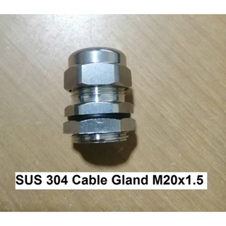 เคเบิ้ลแกลน สแตนเลส CG-M20-SS,OD.6-12mm,IP68