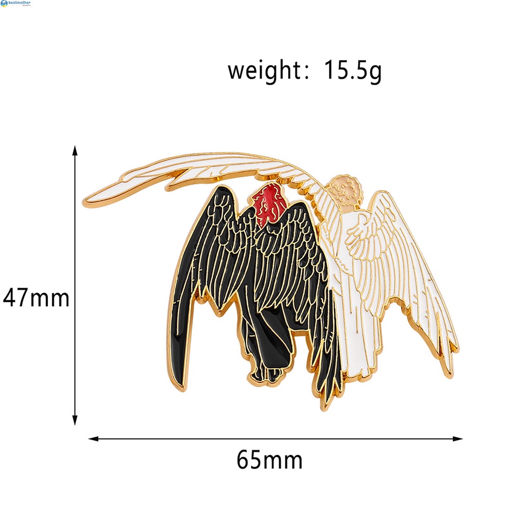 โลหะผสม-ปีกปีกนางฟ้า-เข็มกลัด-pins-สูทผ้าพันคอคลิปเข็มกลัด-pin-เครื่องประดับ